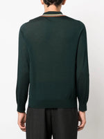 Load image into Gallery viewer, Paul Smith Dark Green Knitted Polo Shirt
