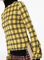 Load image into Gallery viewer, Marni High Neck Check Jumper
