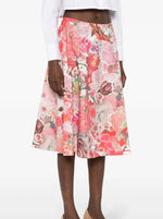 Load image into Gallery viewer, Marni Floral Print Midi Skirt
