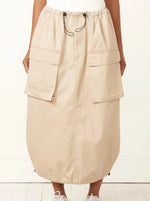 Load image into Gallery viewer, MM6 Maison Margiela Drawstring Midi Skirt
