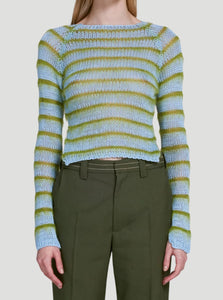 Marni Striped Boatneck Sweater