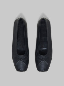 Marni Nappa Leather 'Seamless Little Bow' Ballet Flat