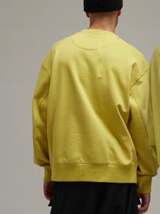 Y-3 Yellow Crewneck Sweater