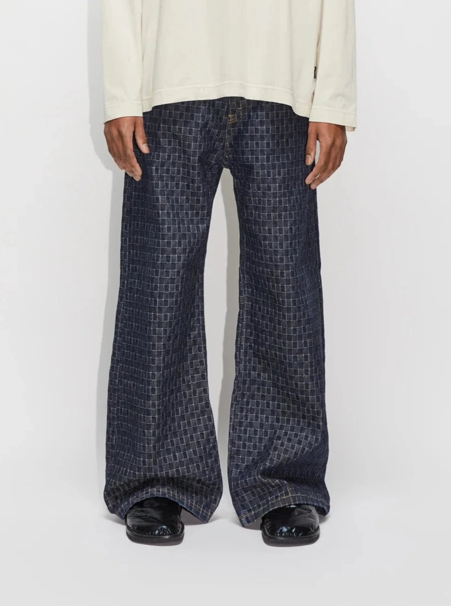 HOPE 'Skid' Patchwork Texture Jeans