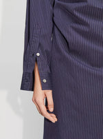 Load image into Gallery viewer, HOPE Twisted Pinstriped Dress
