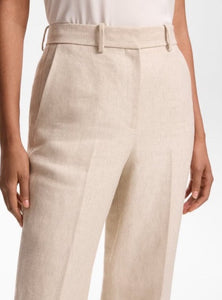 Theory Basket Weave Linen Trousers