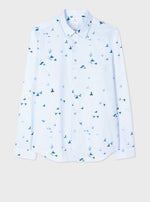 Load image into Gallery viewer, Paul Smith Light Blue &#39;Flock&#39; Shirt
