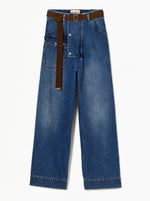 Load image into Gallery viewer, PLAN C Belted Cargo Jeans
