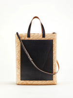 Load image into Gallery viewer, PLAN C &#39;Pili and Bianca&#39; Straw Bag
