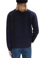 Load image into Gallery viewer, A.P.C. Navy Blue Trucker Sweater

