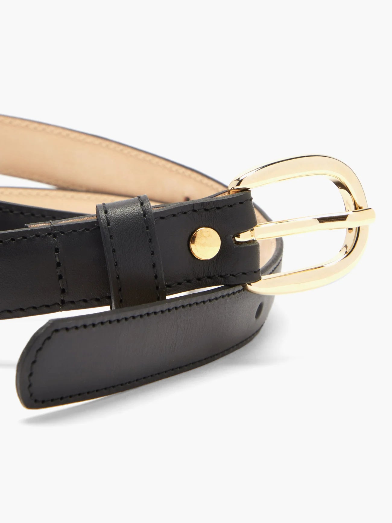 Rosette Leather Belt