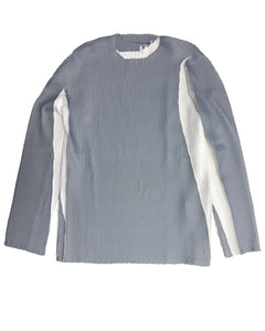 Comme Des Garçons Printed Knit Sweater Grey