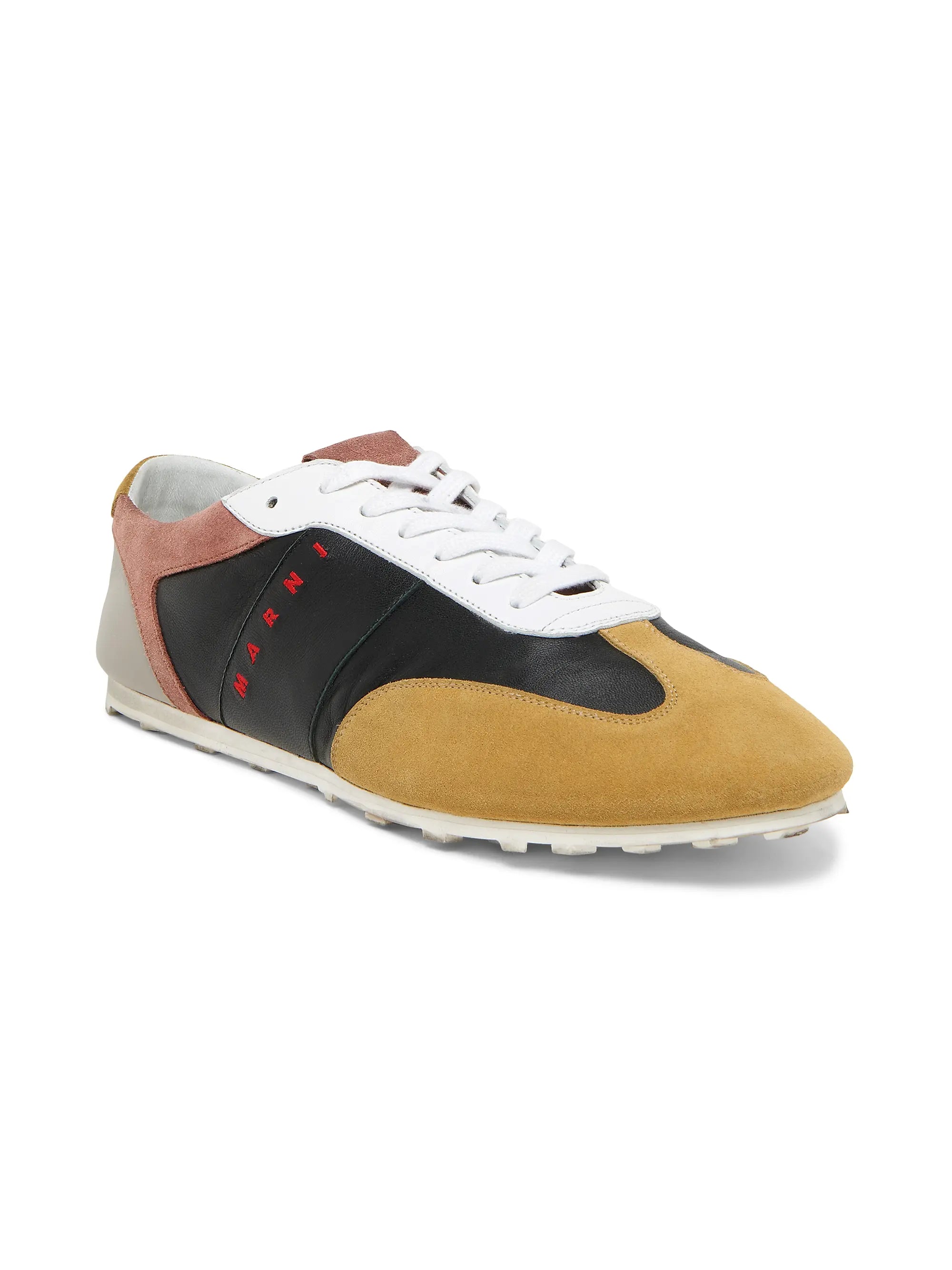 Marni 'Softy Soccer' Multicolor Leather Sneakers