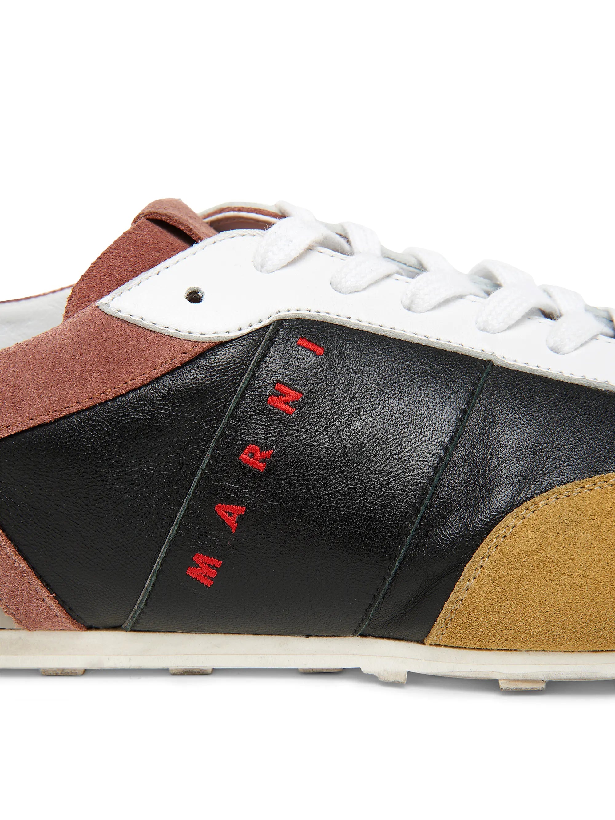 Marni 'Softy Soccer' Multicolor Leather Sneakers