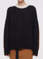 Load image into Gallery viewer, PLAN C Colour Block Mohair Sweaters
