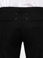 Load image into Gallery viewer, Maison Margiela Drawstring Tailored Trousers Black
