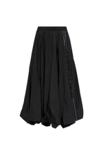 Load image into Gallery viewer, Y-3 Three Stripe Bubble Hem Maxi Skirt Black
