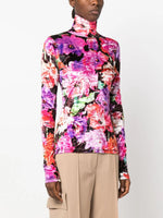 Load image into Gallery viewer, MSGM Abstract-Pattern High-Neck Jumper
