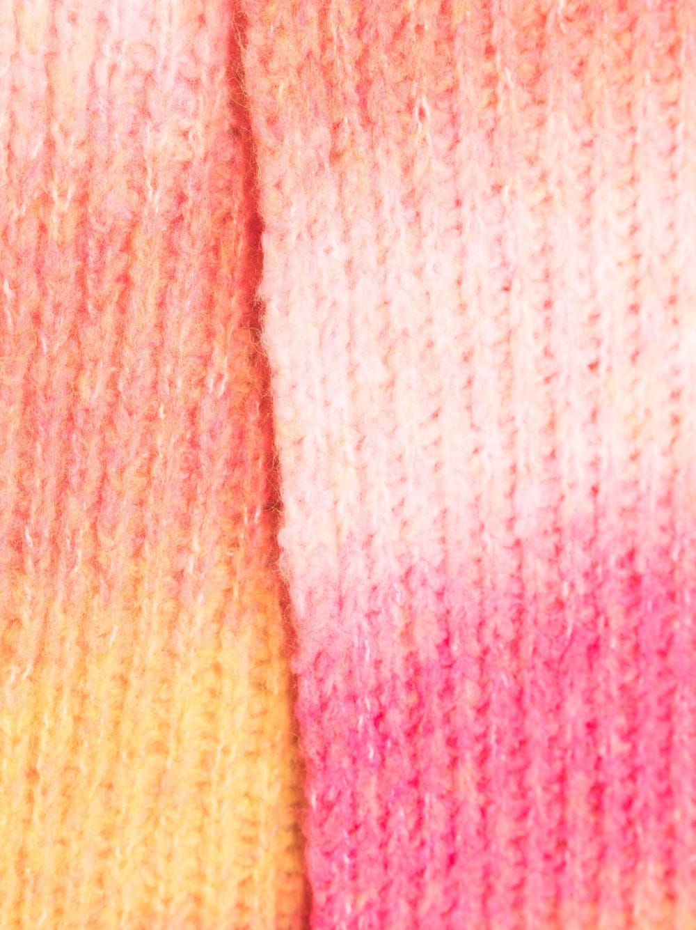 MSGM Stripe-Pattern Knitted Scarf