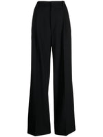 Load image into Gallery viewer, Plan C Tailored Wool Trousers Black
