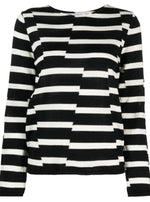 Load image into Gallery viewer, Comme Des Garçons Geometric Striped Jumper

