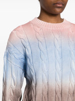 Load image into Gallery viewer, MSGM Coloured Cable Knit Sweater
