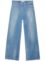 Load image into Gallery viewer, MSGM Low Rise Wide Leg Jeans
