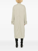 Load image into Gallery viewer, Maison Margiela Single-Breasted Trench Coat Light Green
