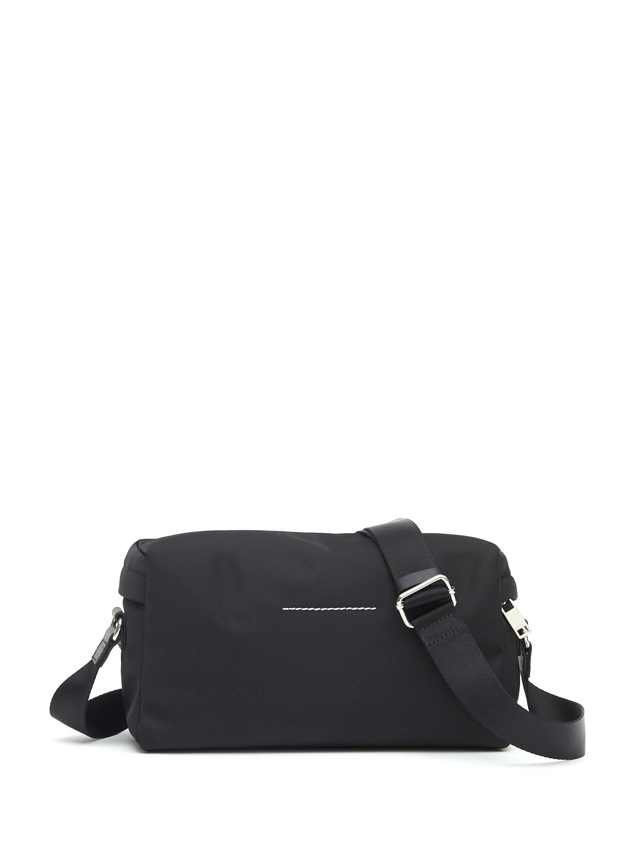 MM6 Maison Margiela Black Nylon Crossbody Bag