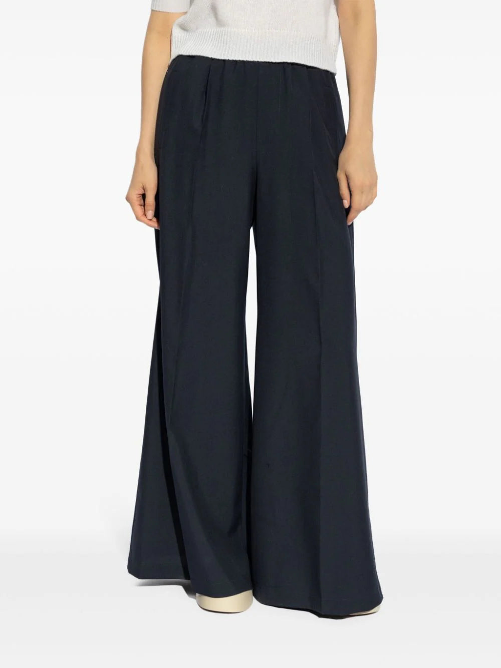 Marni Wide Leg Logo Trousers