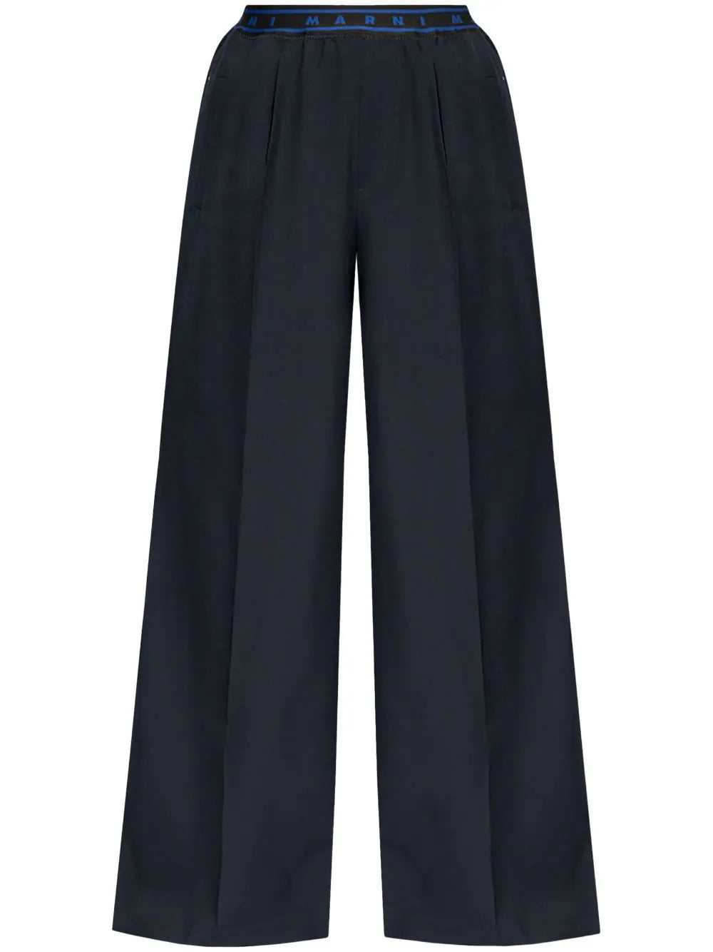 Marni Wide Leg Logo Trousers