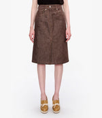 Load image into Gallery viewer, A.P.C. Lizzie Skirt Dark Maroon
