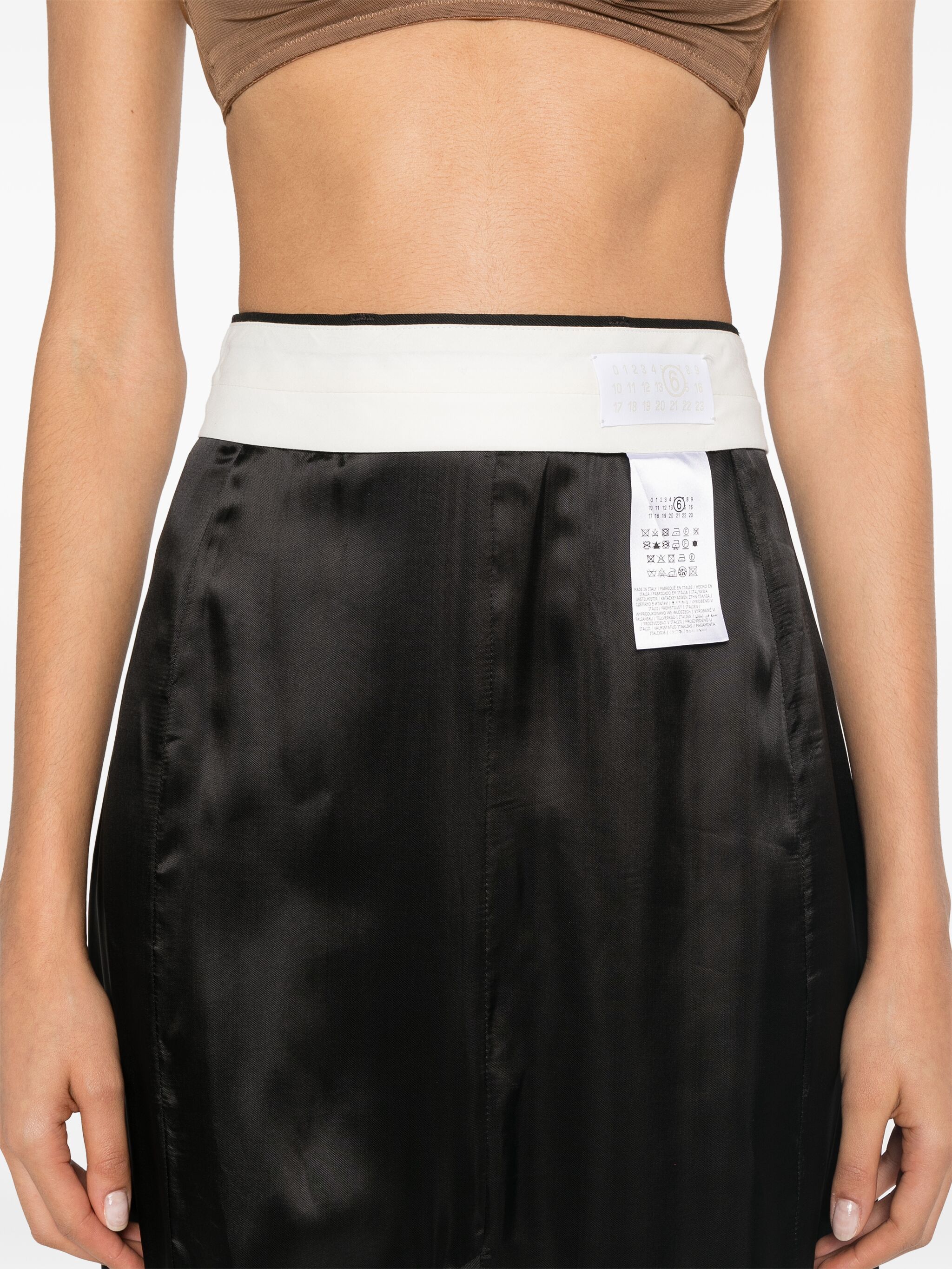 MM6 Maison Margiela Skirt With Number Patch