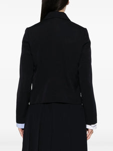 Comme Des Garçons Peter Pan Collar Pocket Jacket Black