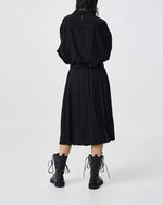 Load image into Gallery viewer, ADNYM Lach Kilt Black Viscose

