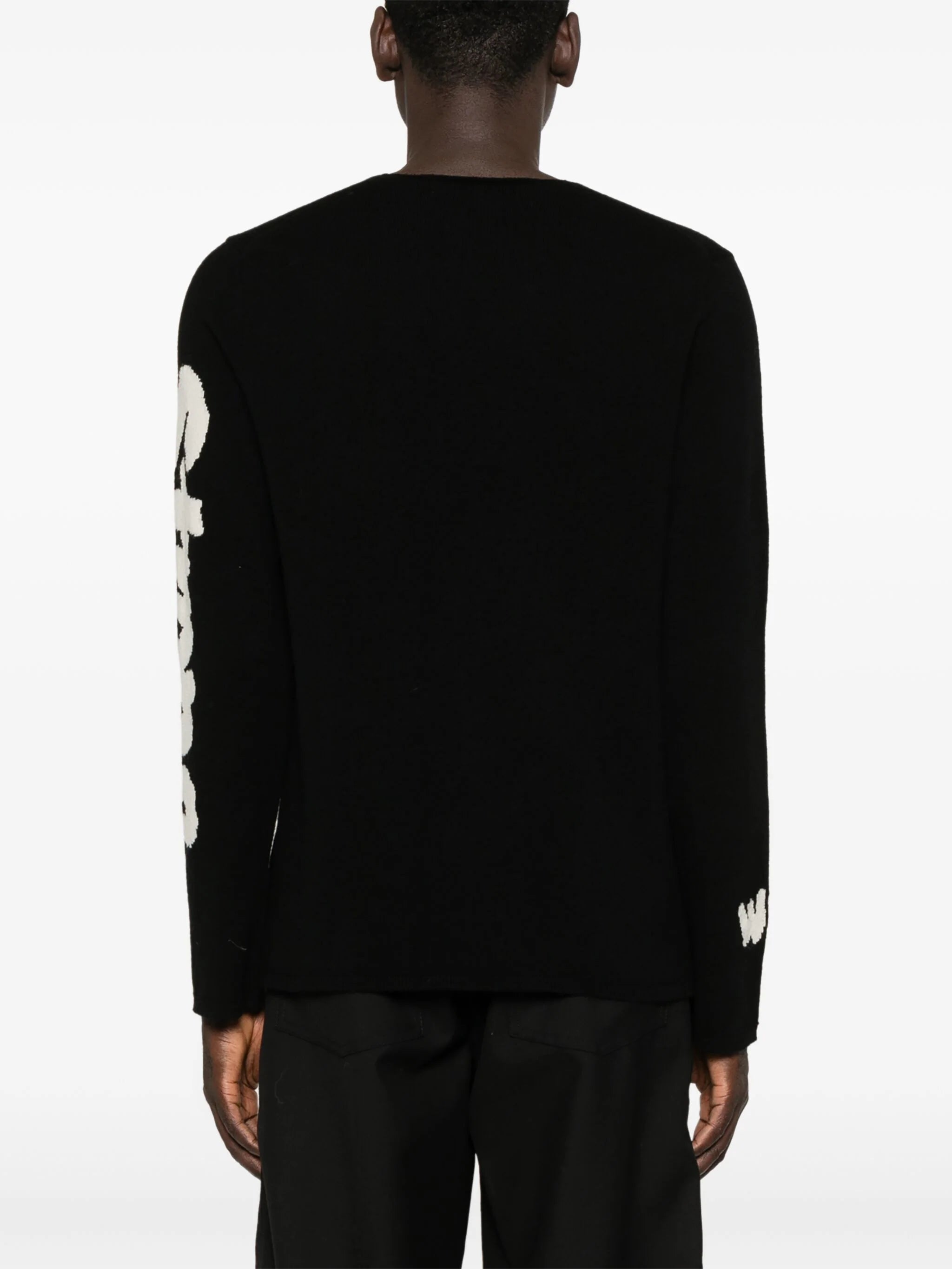 Comme Des Garçons Logo Sleeve Sweater