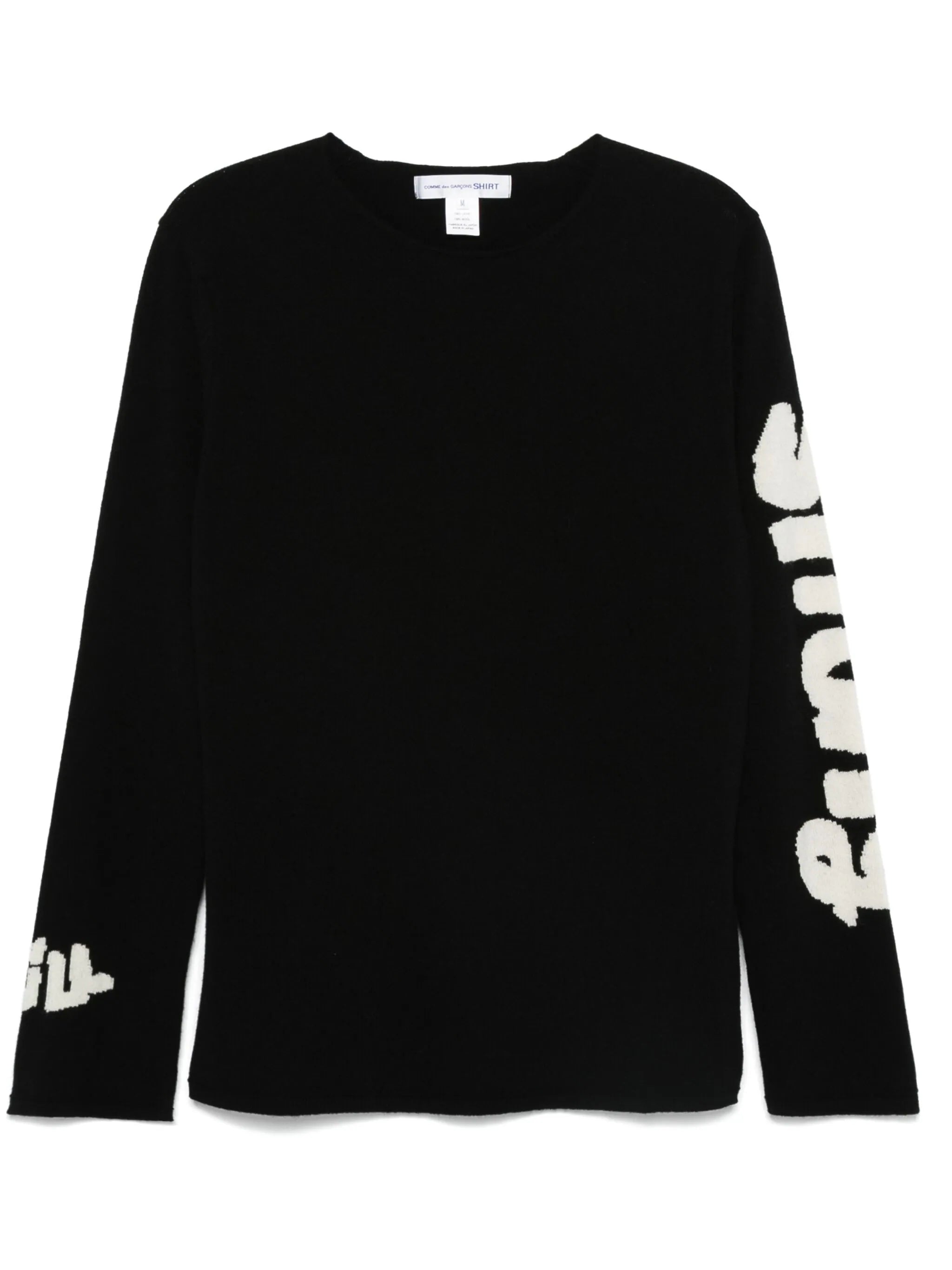 Comme Des Garçons Logo Sleeve Sweater