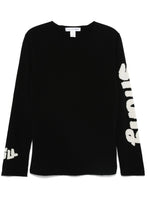 Load image into Gallery viewer, Comme Des Garçons Logo Sleeve Sweater
