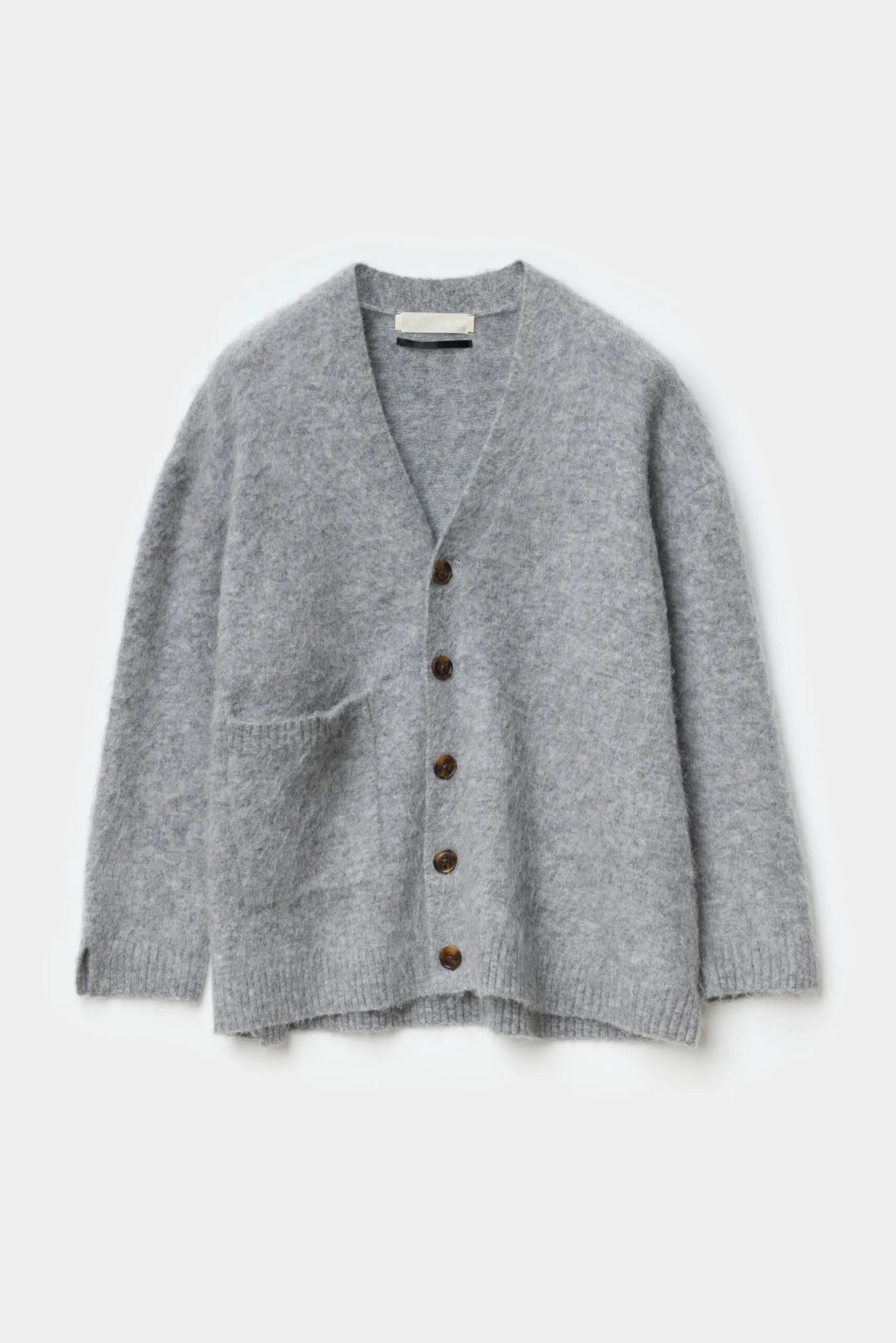 ADNYM Teth Cardigan Grey Melange