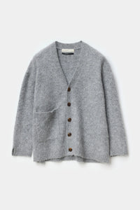 ADNYM Teth Cardigan Grey Melange