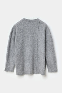ADNYM Teth Cardigan Grey Melange