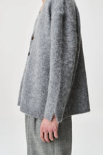Load image into Gallery viewer, ADNYM Teth Cardigan Grey Melange
