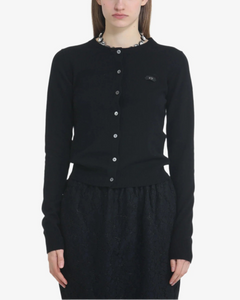 N°21 Crewneck Cardigan With Logo