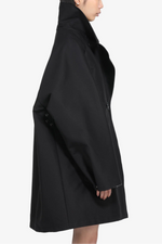 Load image into Gallery viewer, N°21 Double-Breasted Trench Jacket Black
