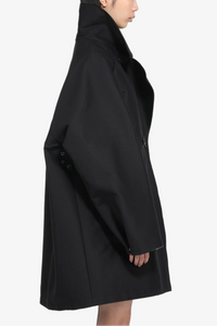 N°21 Double-Breasted Trench Jacket Black