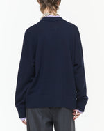 Load image into Gallery viewer, Plan C Soft Wool Cardigan Blue Lilac
