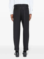 Load image into Gallery viewer, Maison Margiela Four-Stitch Trousers Black
