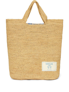 MSGM Raffia Shopper