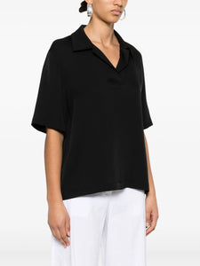 Theory Silk Blouse Black