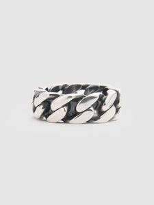 MM6 Maison Margiela Minimal Logo Curb Ring